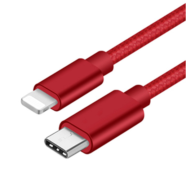 TYPE C MALE TO LIGHTING 红色